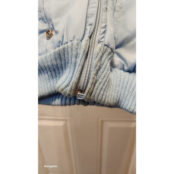 VTG JC Penney toddler snowsuit outerwear 24 Mo light Blue Bear Jumpsuit - Picture 7 of 8